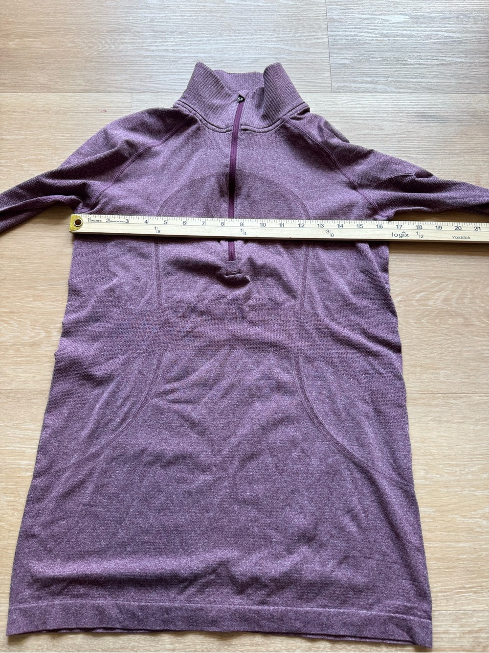 lululemon athletica Heather Plum Half‑Zip Pullover - Picture 5 of 10